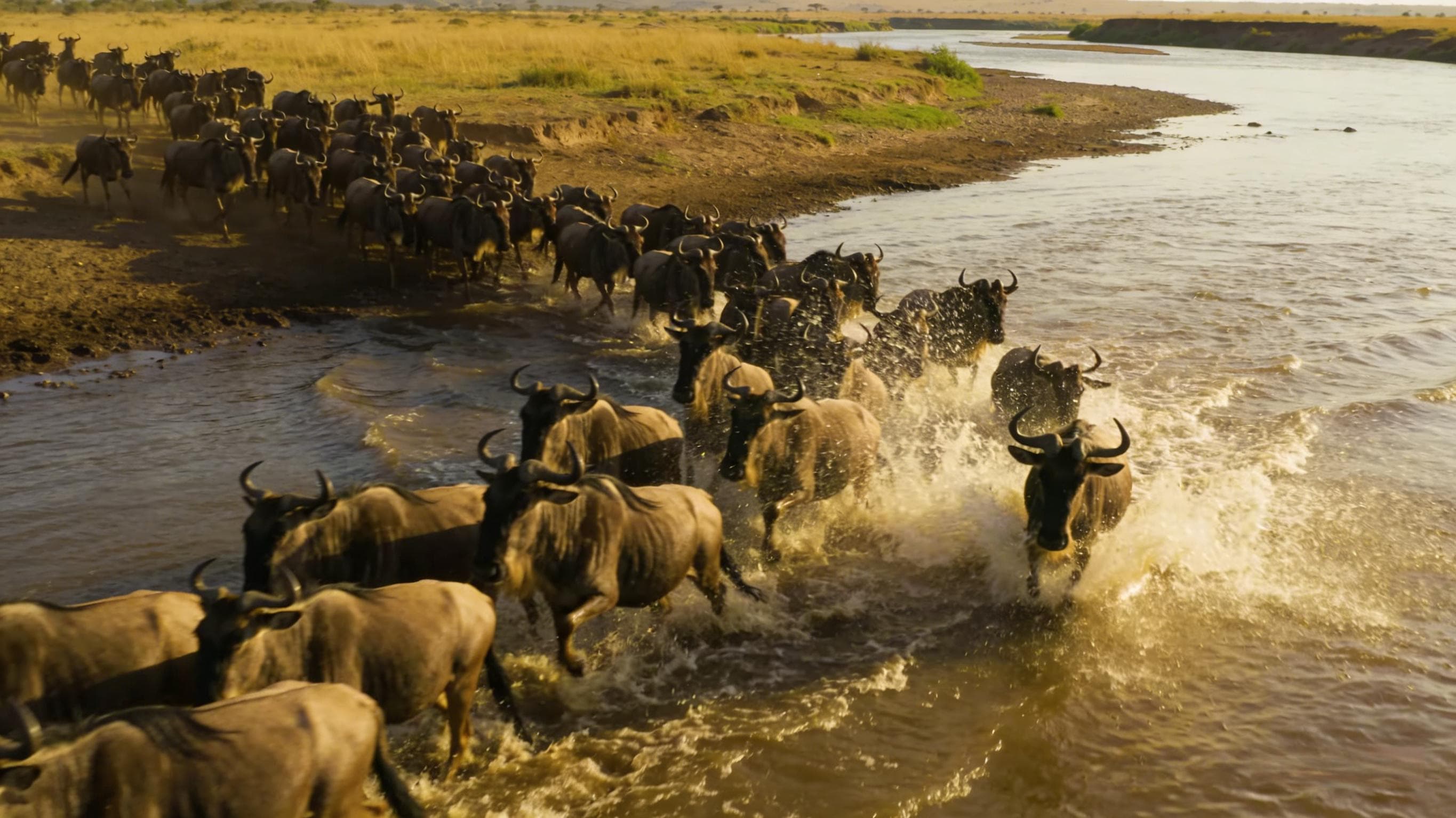 Die große Migration der Masai Mara-Ein Epos des Lebens für Millionen Gnus